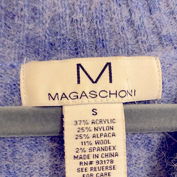 M Magaschoni Cozy Blue Tunic size Small - Picture 3 of 3